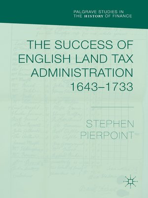 cover image of The Success of English Land Tax Administration 1643–1733